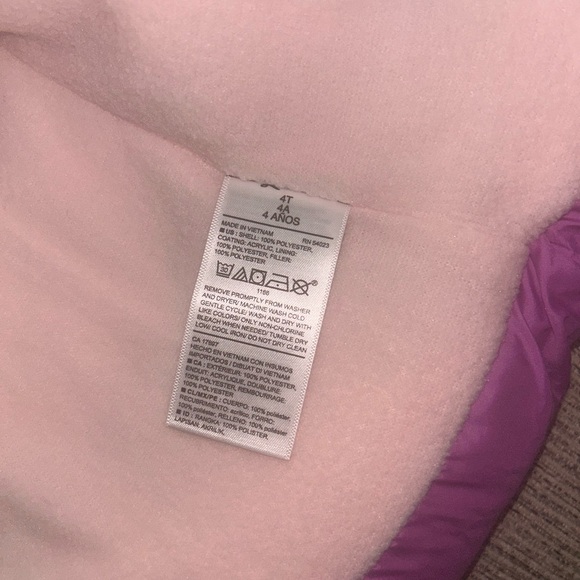 Lot of 2 vests for girls size 4T - Picture 9 of 9